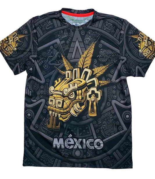 Quetzalcoatl Mexican culture full print T-shirt